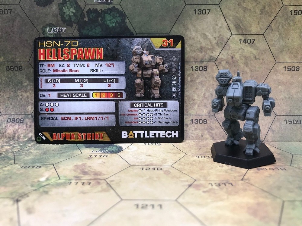 BattleTech Hellspawn Medium Mech (CGL New Sculpt)