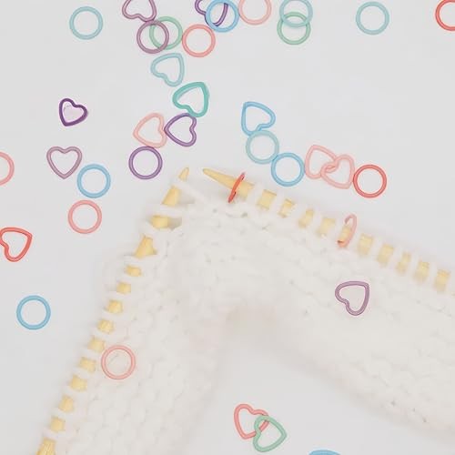 50 Pcs Stitch Markers for Knitting,Stitch Counters for Orbicular