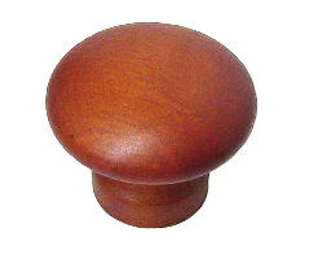 (5 Pack) 1-1/2 inch Wood Knob Medium Cherry