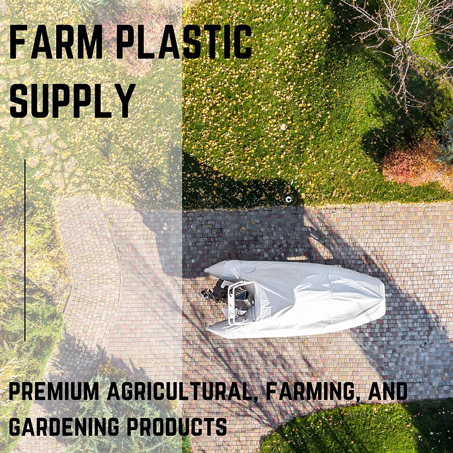 Farm Plastic Supply - Polyethylene Plastic Shrink Wrap - 7 mil