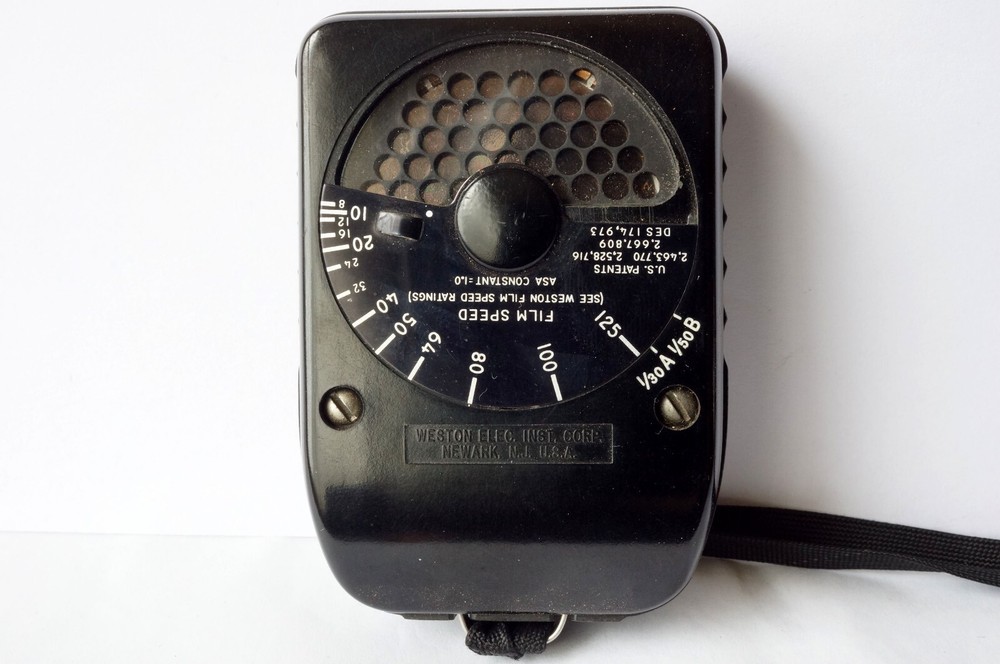 Weston Direct Reading Exposure Light Meter Model 853 w/ Original Case Working