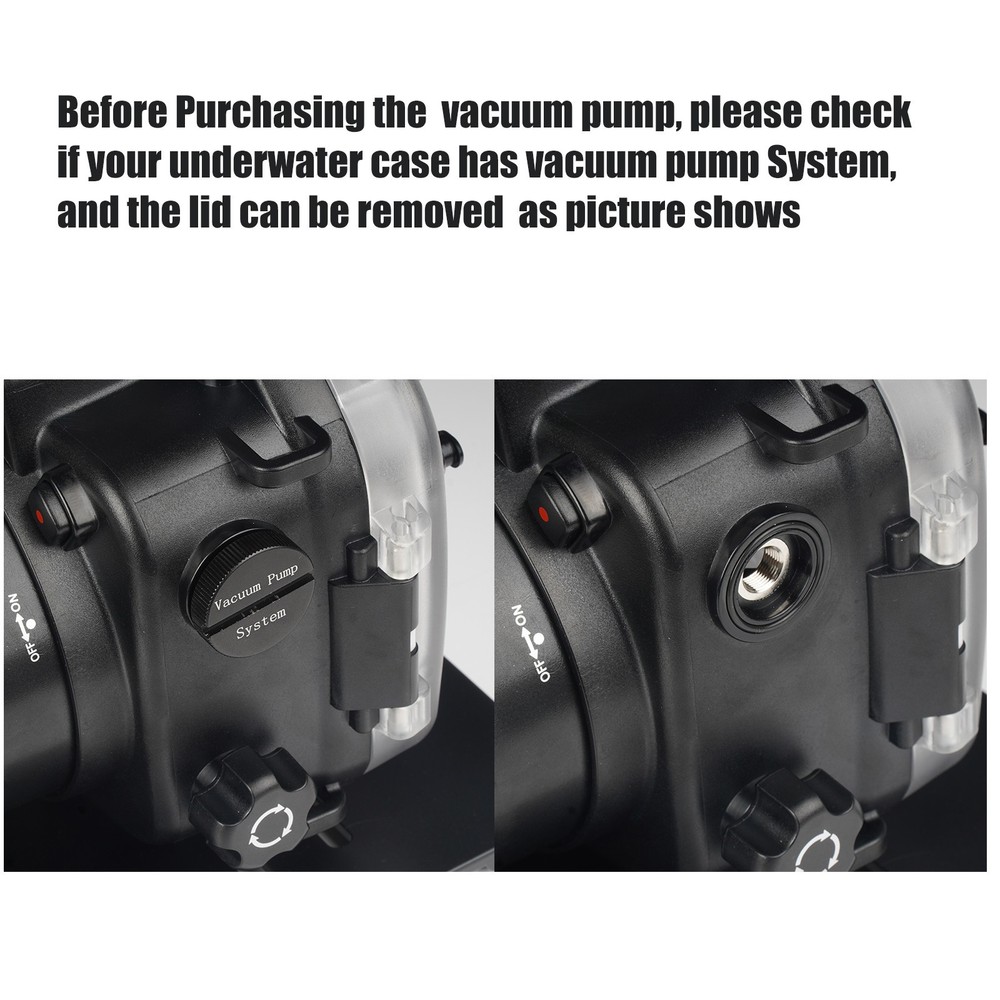 SeaFrogs Vacuum Pump VPS-100 Pre-Dive Vacuum Leak Check System