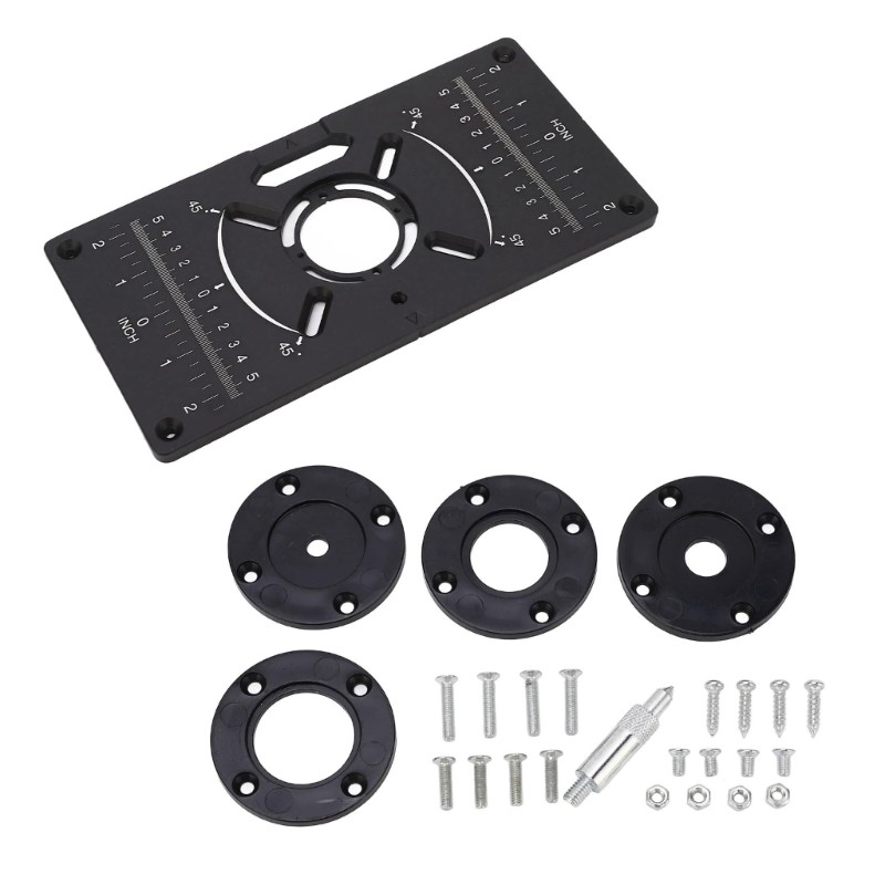 Professional Aluminum Router Table Insert Plate for Craftsmanships Projects