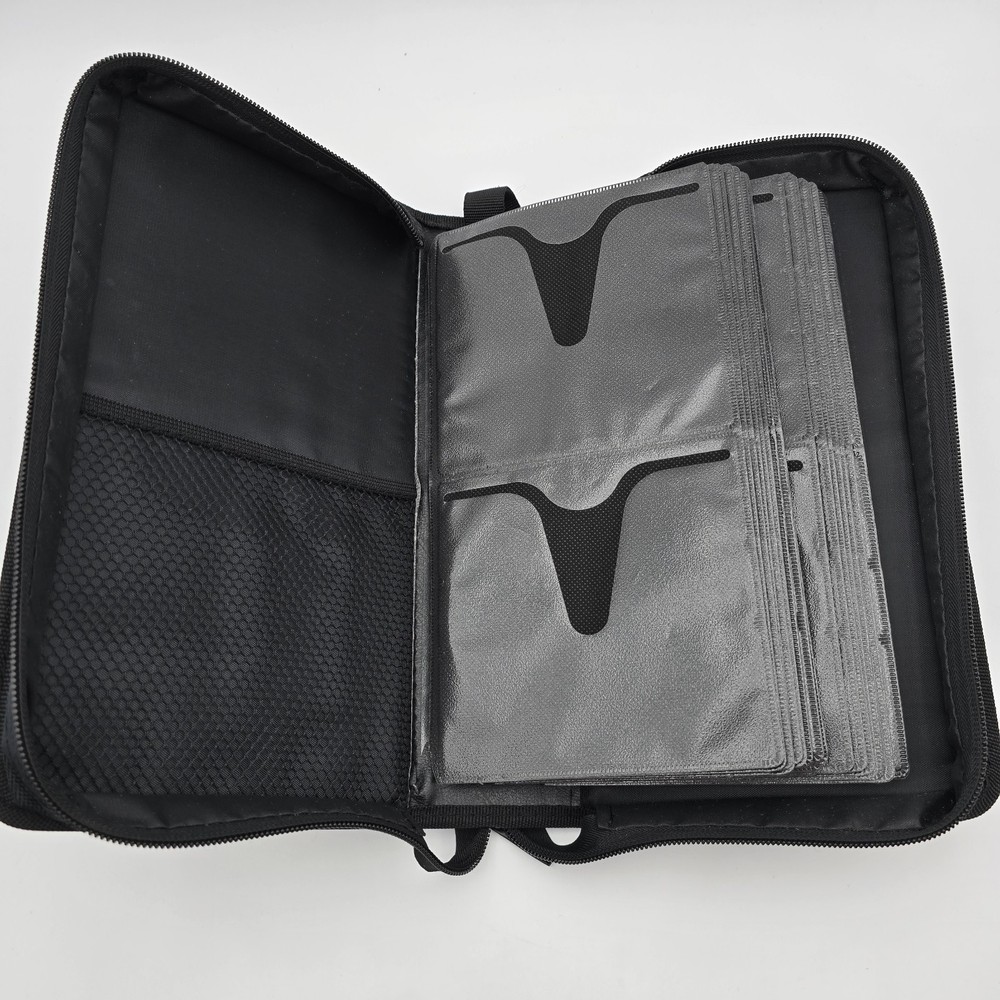 72 Disc DVD CD Wallet Case Storage Organizer Media Binder Holder Blue