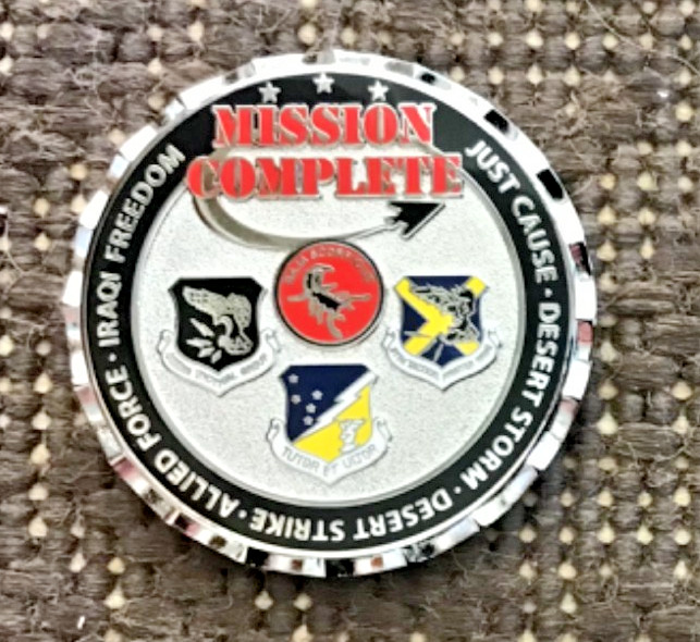 USAF Air Force Mission Complete Challenge Medallion