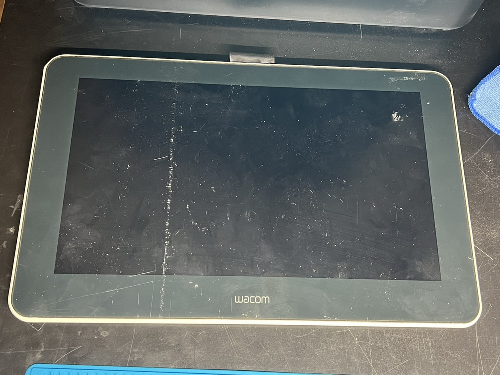 Wacom One 13.3" Digital Drawing Tablet – LCD ONLY – Powers On – UNTESTED – Read