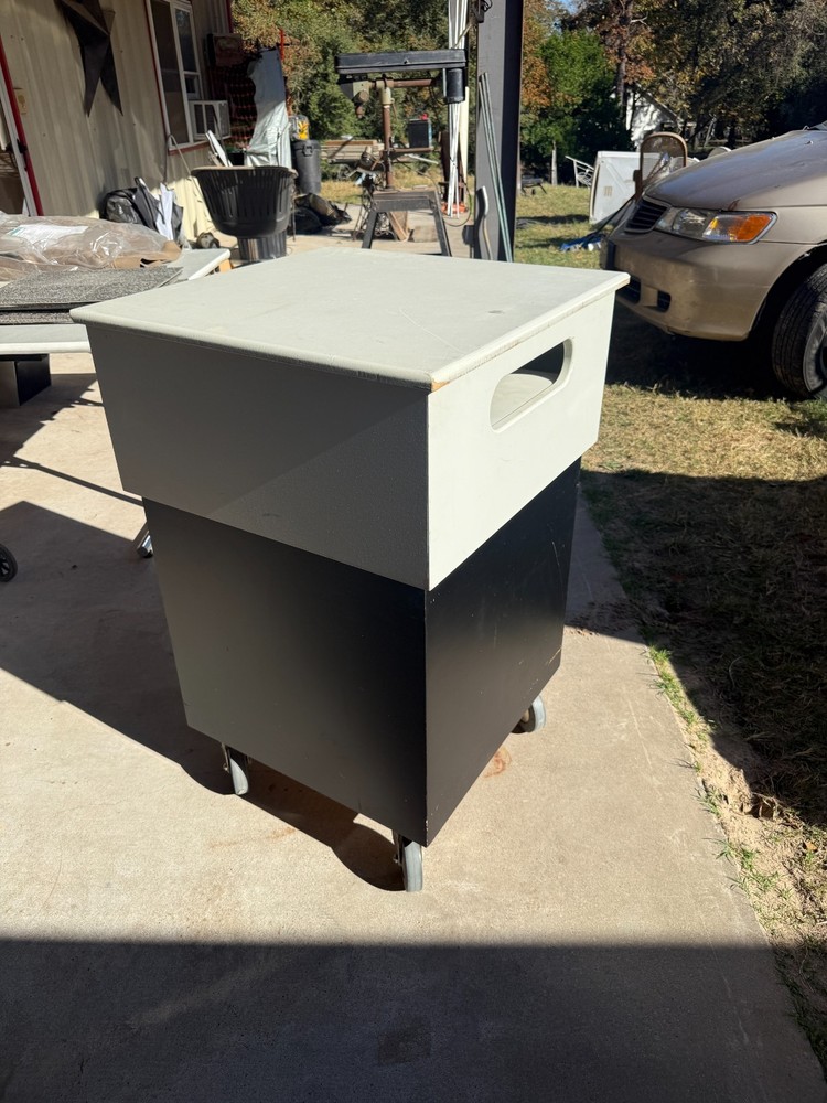 Custom Rolling Storage Cart / Cabinet - $70