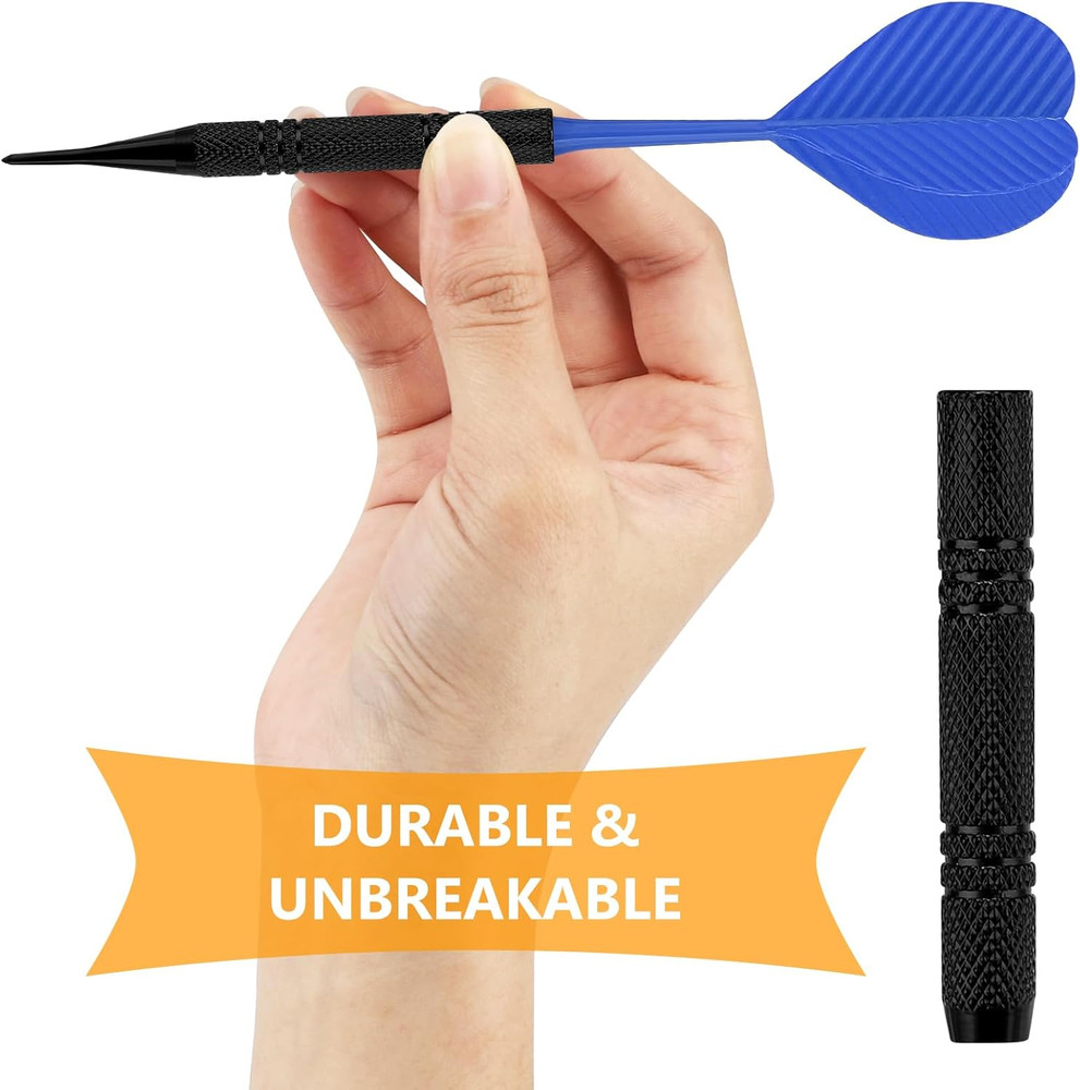 Soft Tip Darts, Bar Dart, Plastic Tip Darts Set, Attach Extra 100 Black 2BA Repl
