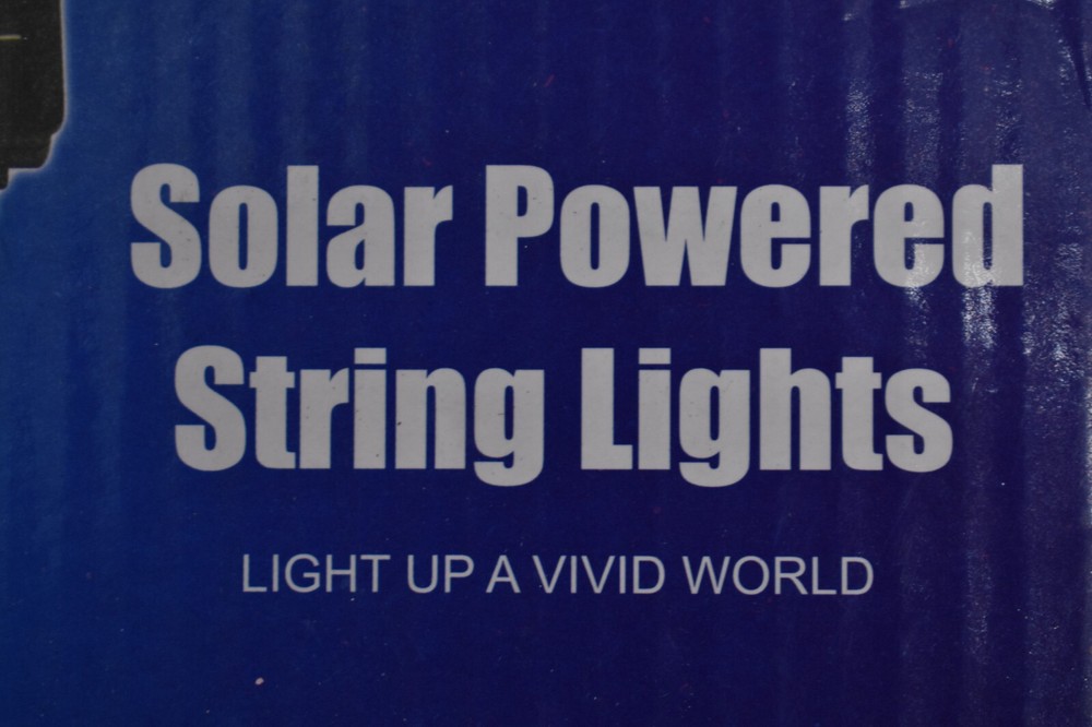 Solar Powered String Lights LED Outdoor Decorative Light 1A 3V Replacement