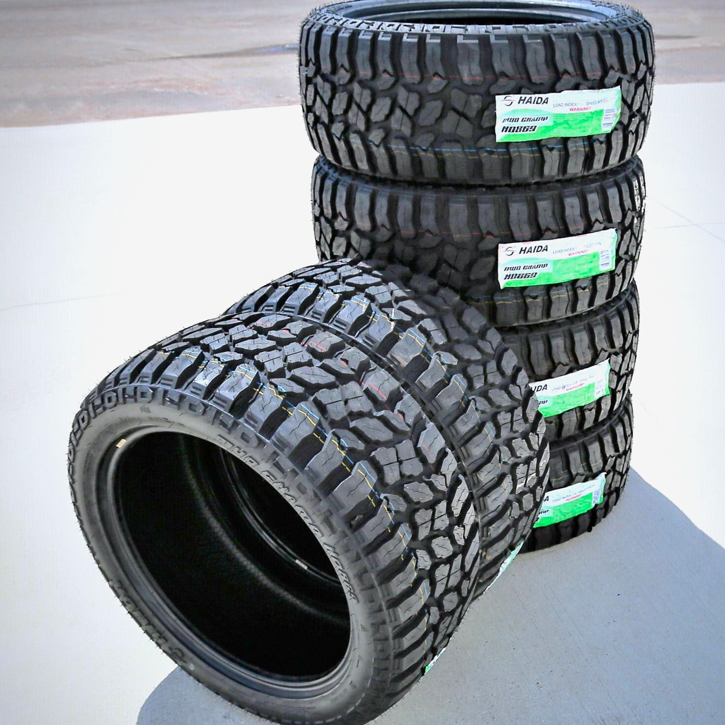 4 Tires Haida Mud Champ HD869 LT 33X12.50R24 Load E 10 Ply M/T MT Mud