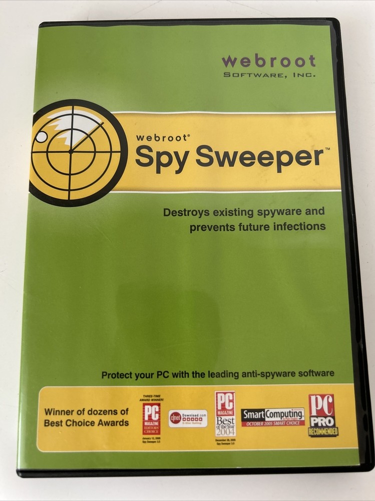 SPY SWEEPER FOR WEBROOT SOFTWARE