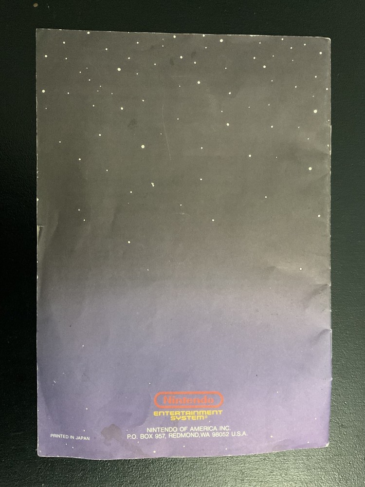 NES Control Deck Rev-2 NES Nintendo System Console Instruction Manual Only