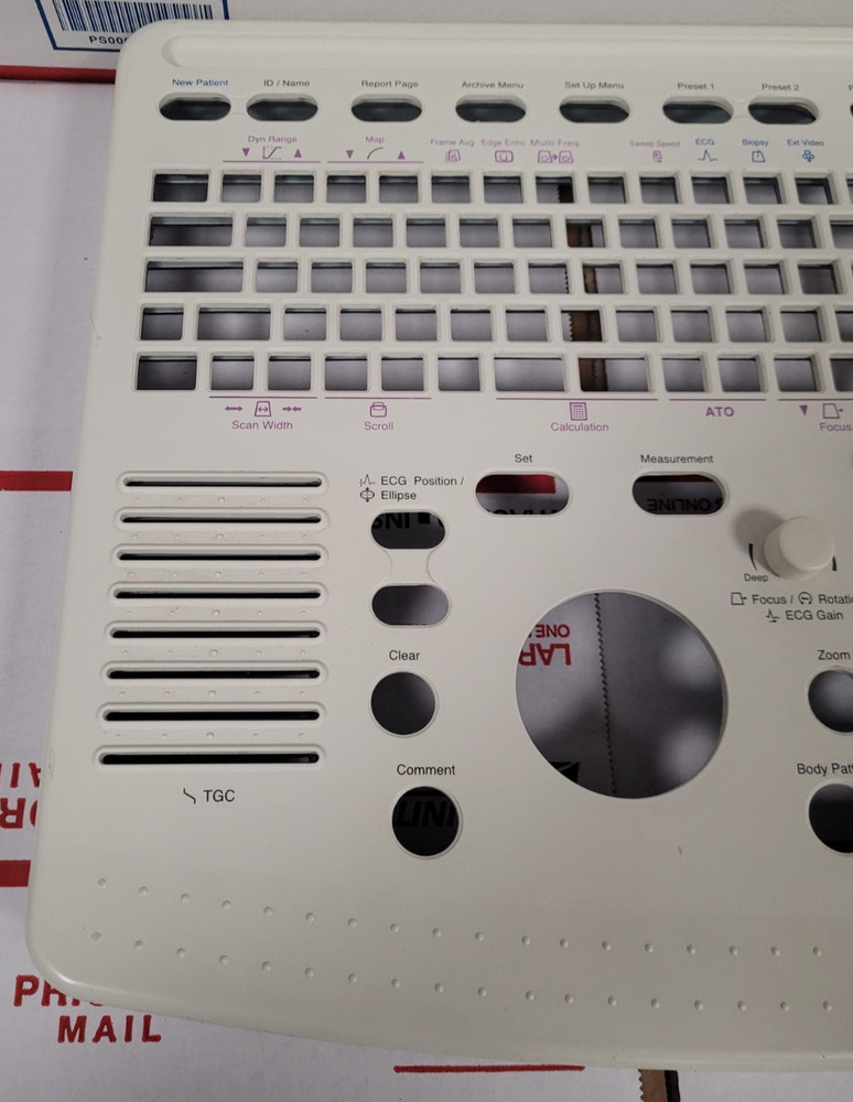 GE LOGIQ 200 PRO KEYBOARD PLASTIC