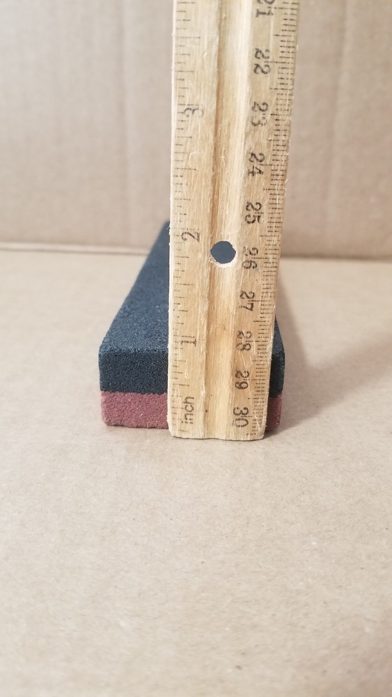 Black & Red Sharpening Stone , VGC