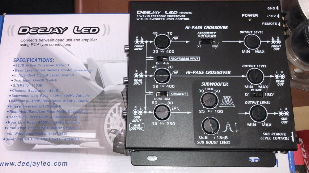 Deejay LED - TBHMCD361 - Multi-Amplifier Crossover