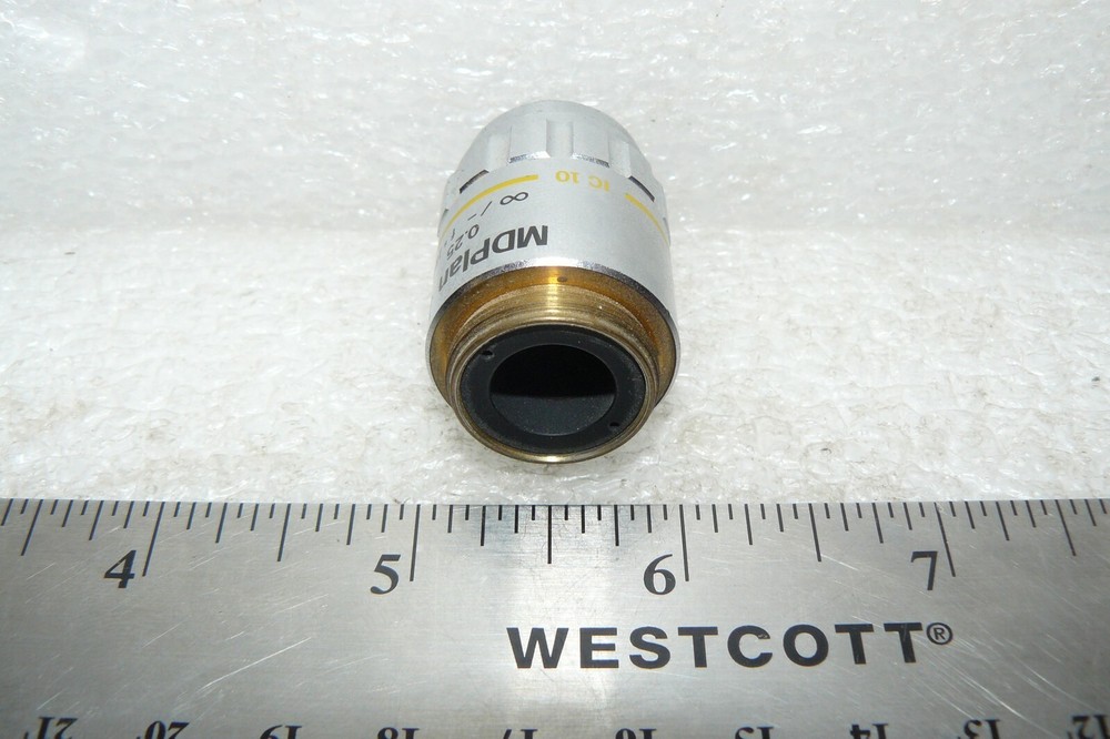 OLYMPUS MD PLAN 10 0.25 IC 10 10X 113036 MICROSCOPE OBJECTIVE