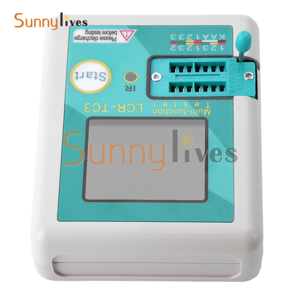 LCR-TC3 High-precision Transistor Tester Diode Capacitance Test Meter + Cable US