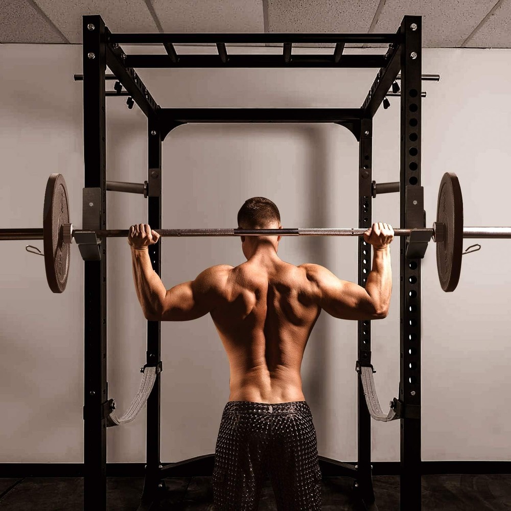 Barbell Holders Compatible with 2x2 Power Racks