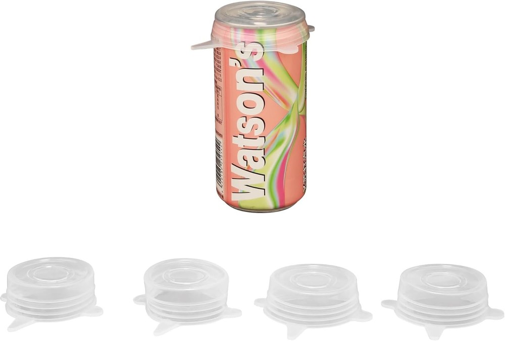 Extra Small Silicone Stretch Lids 2 Inch 5 pack Same Size 2 Inch, Transparent