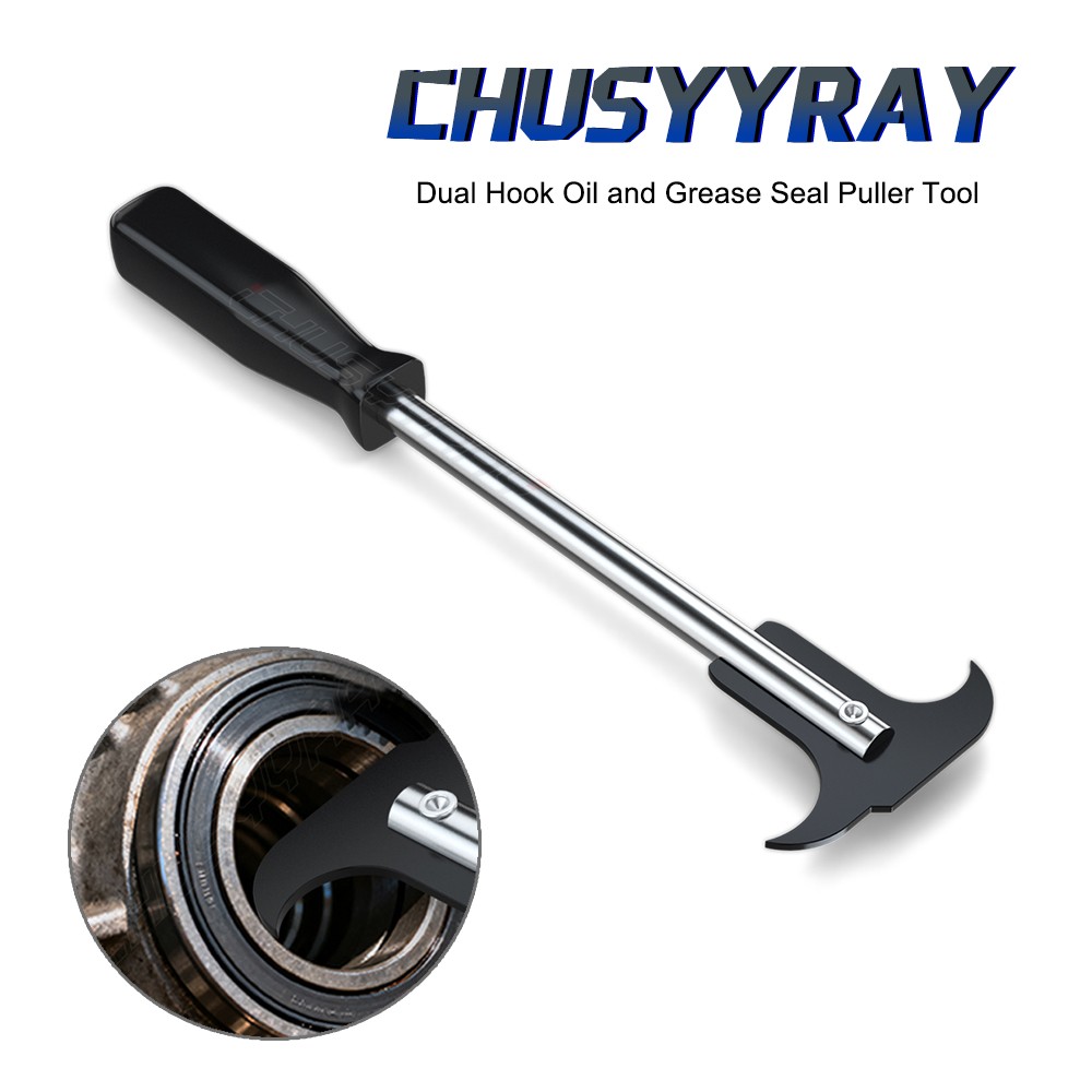 Professional Seal Puller Tool with Dual Hook Tips Remove Oil and Grease Seals