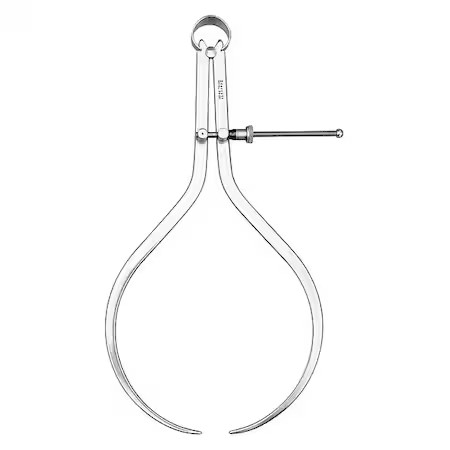 Starrett 79B-12 Outside Spring Caliper, Stl, Quick-Spring