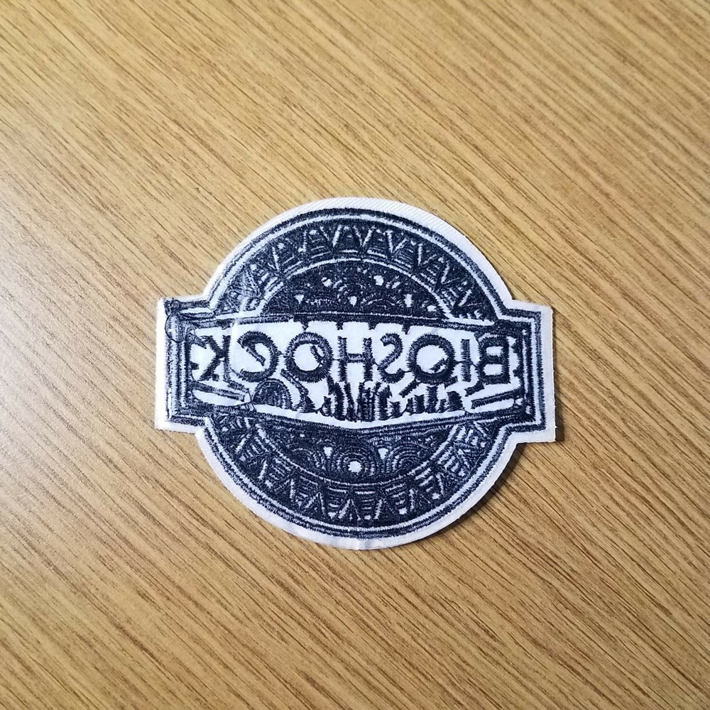 Bioshock Black Logo Patch 3 1/4 inches tall