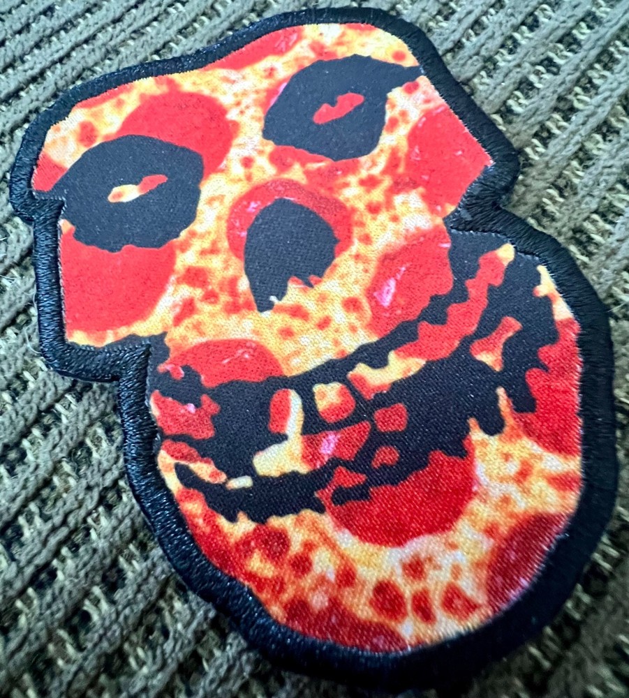Room Temp Pizza "Misfits Pizza Face" Patch