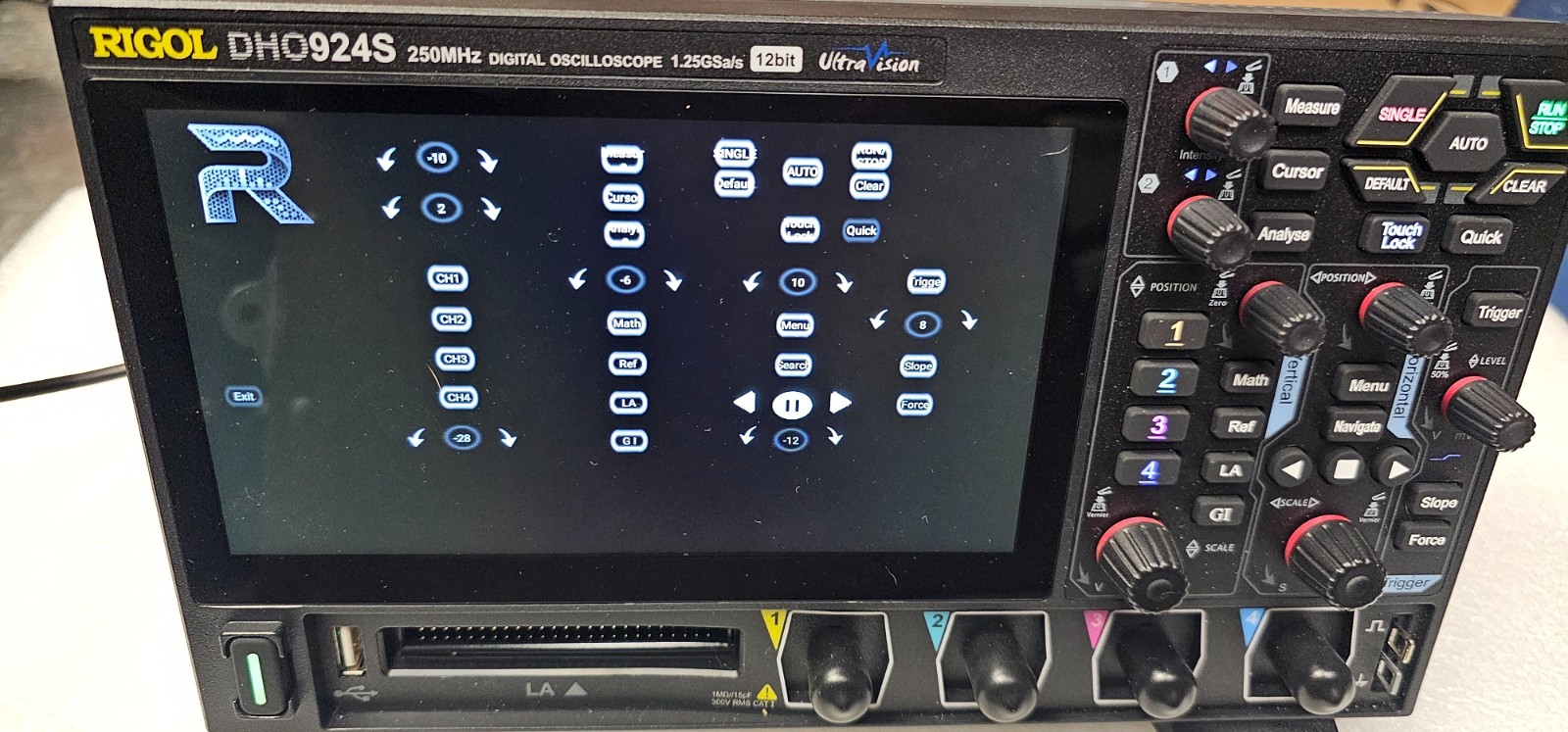 Rigol DHO924S 4-Channel Digital Oscilloscope 250MHz