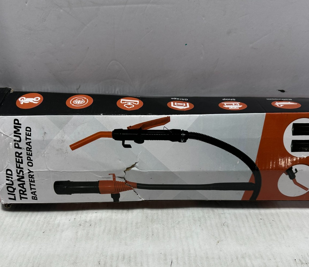 Liquid Transfer Pump Flow Control Nozzle by 6AA Battery Powered