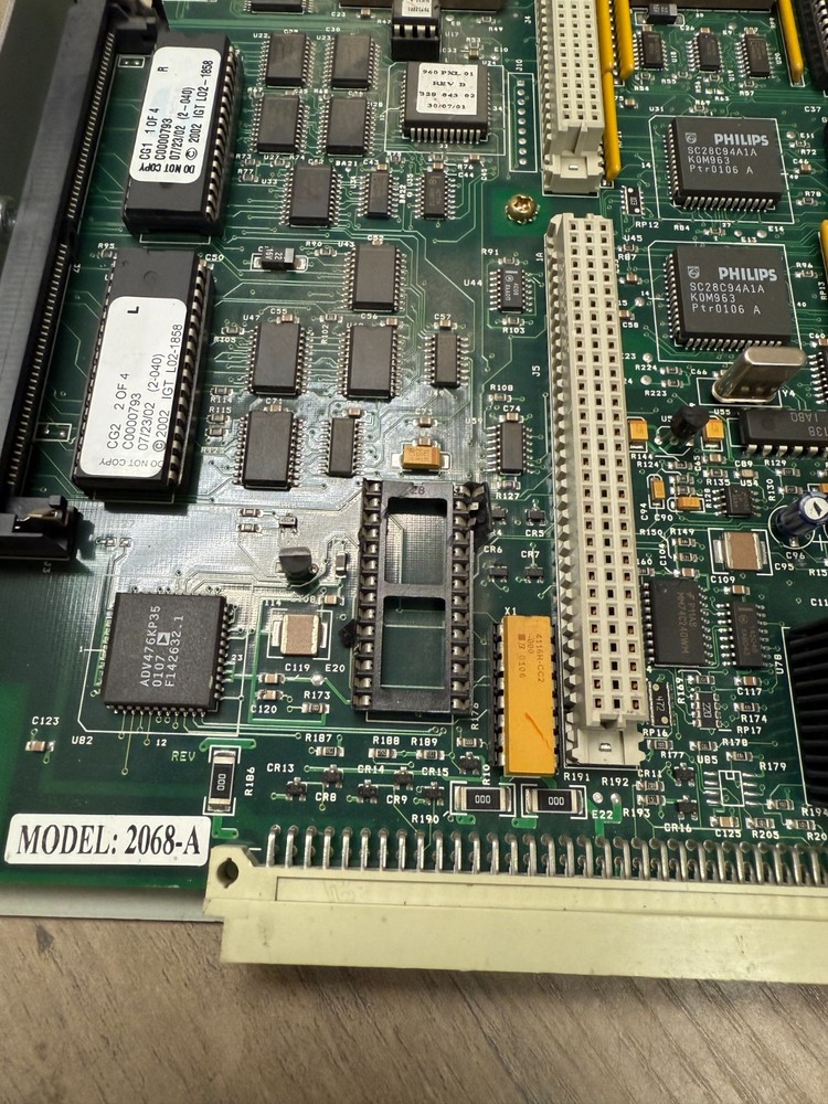 IGT CPU MPU 3902 Game king board/ I-Game UNTESTED READ