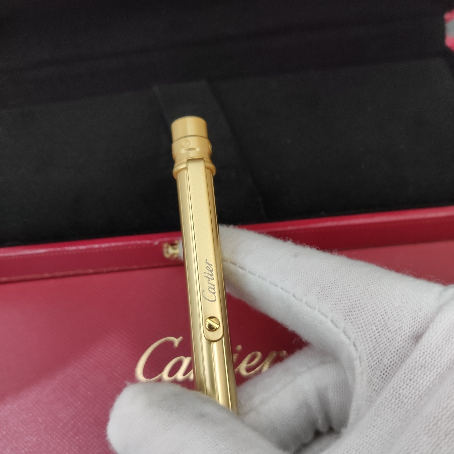 Cartier luxury metal shell ballpoint pen