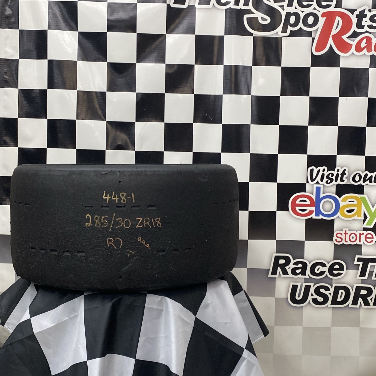 448-1 USDRRT HOOSIER DOT Road Race Tire 285/30-ZR18 R7
