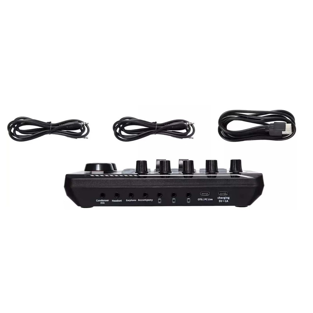 Multi-function Sound Card F998 Audio Processing Equipment Easy to operate