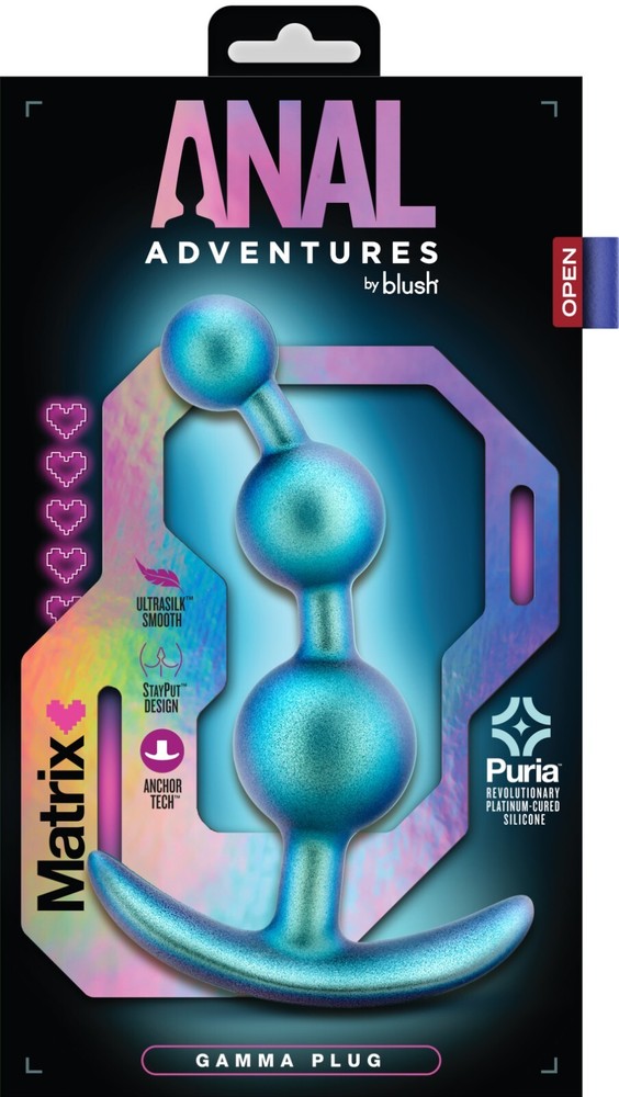 Blush Anal Adventures Matrix - Gamma Plug - Neptune Teal