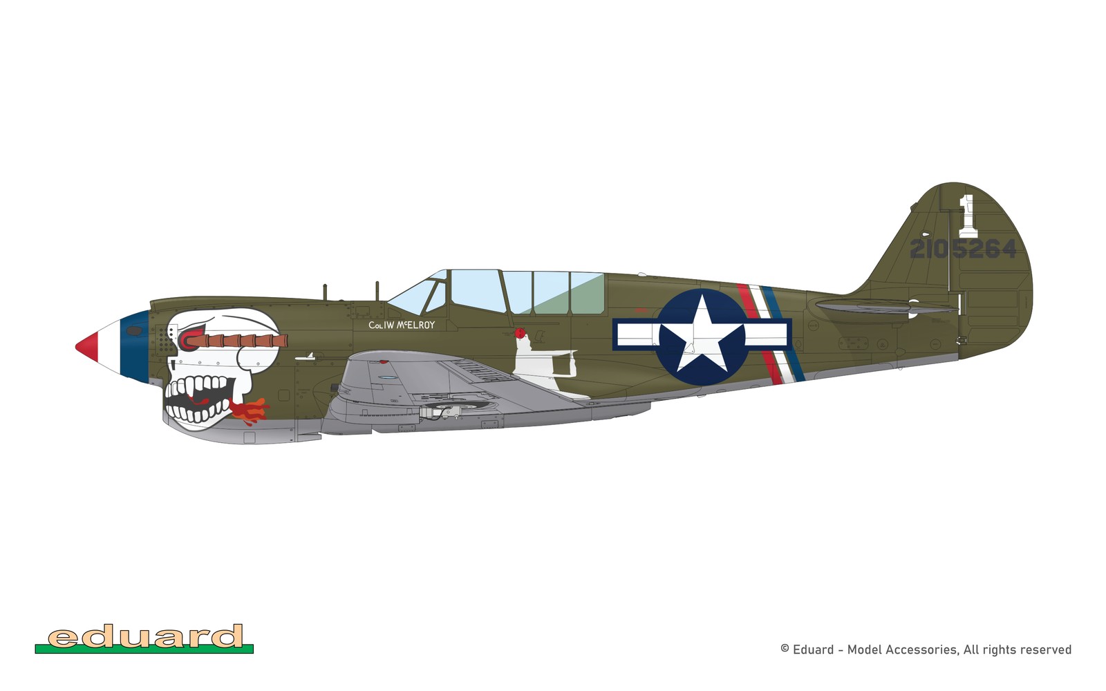 Eduard 1/48 P-40N Warhawk Royal Class Dual Combo R0025