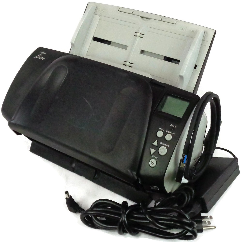 Fujitsu fi-7160 Color Duplex Workgroup Document Scanner w/ Adapter & USB