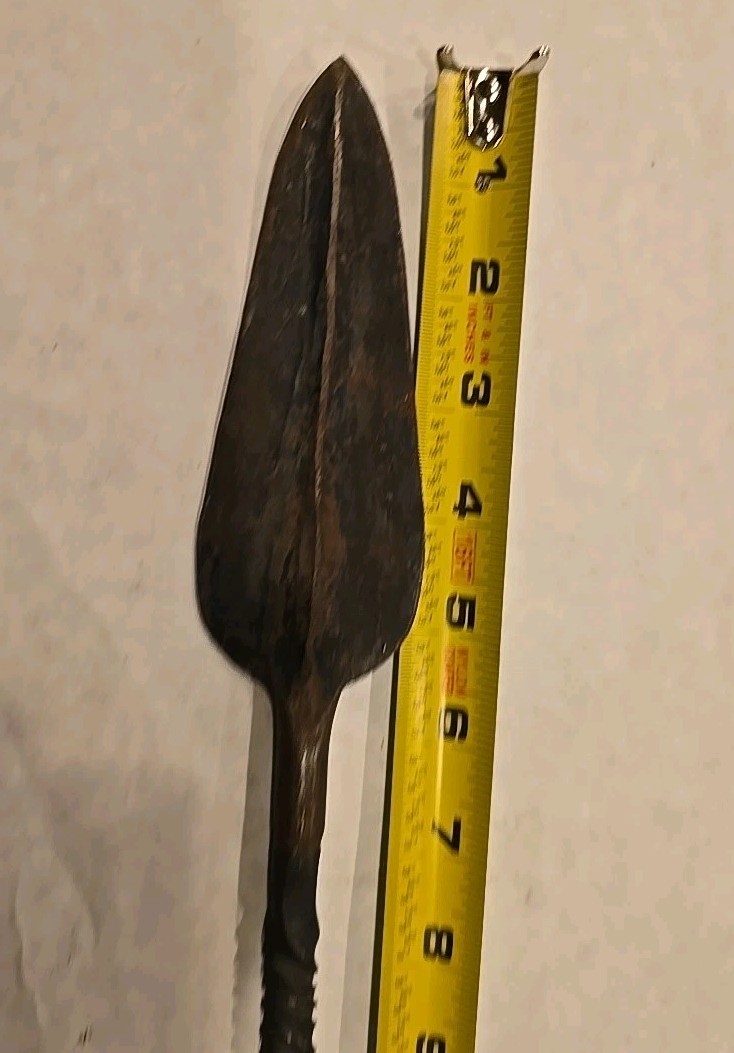 Vintage Metal Hand Forged Spear Or Harpoon African Hunting Or Whaling?