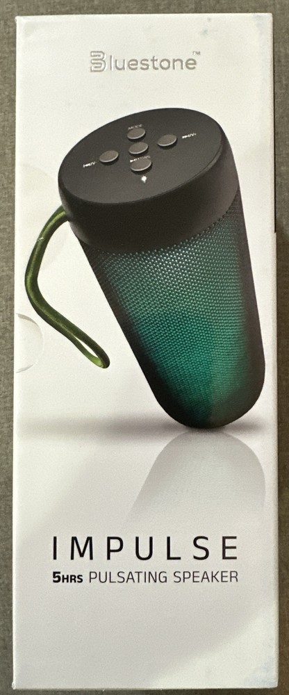 BRAND NEW SEALED Bluestone Impulse 10w Pulsating Speaker Bluetooth