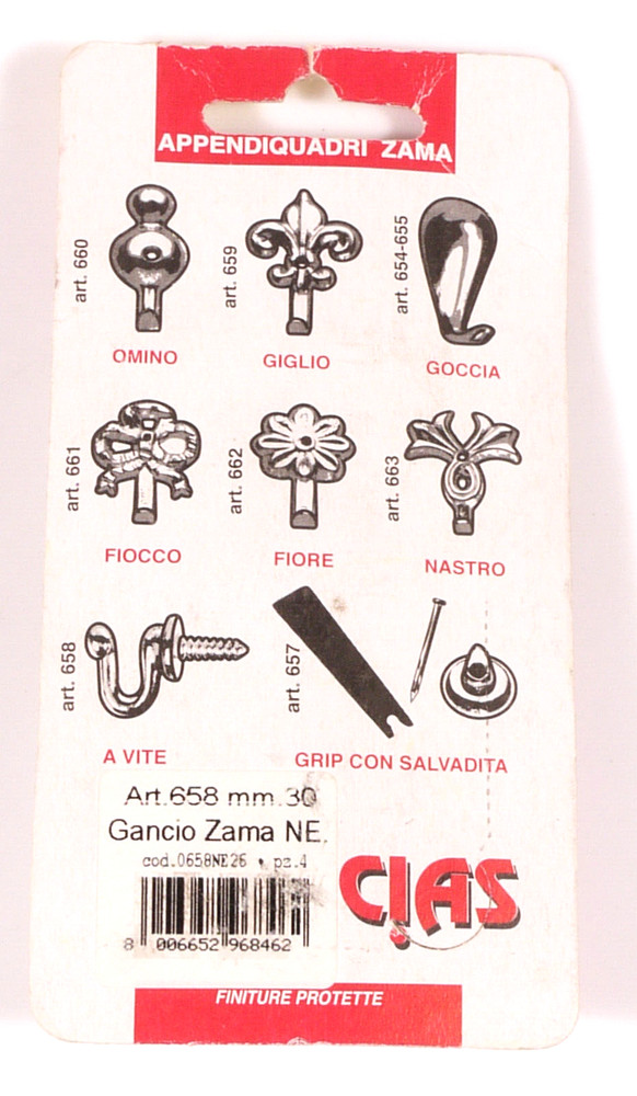 PRL) APPENDAGES ZAMA SCREW HOOK 30mm 4PCS CIAS 658 FRAME FRAME FRAMES FRAME