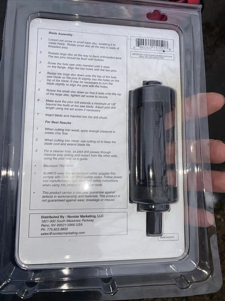 TWISTER EZEOUT PLUG REMOVING ARBOR HOLESAW