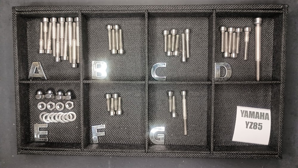 Yamaha YZ85 Stainless Engine Bolt Kit Polished Set