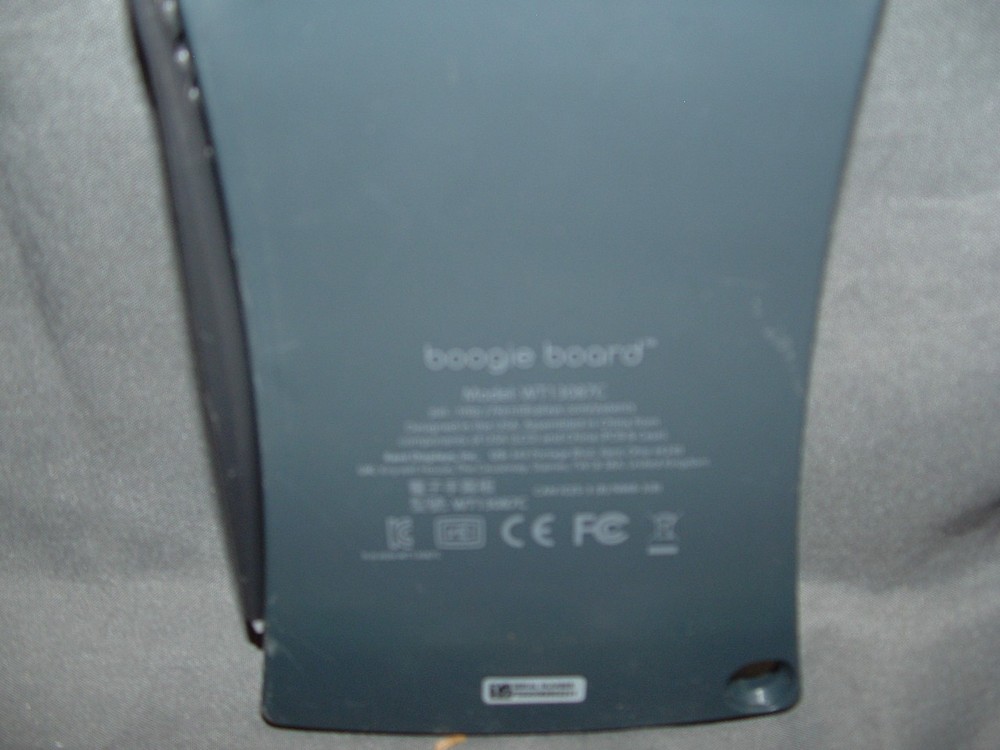 Black & White Boogie Board model WT13087C E-Writer LCD Digital Writing Tablet