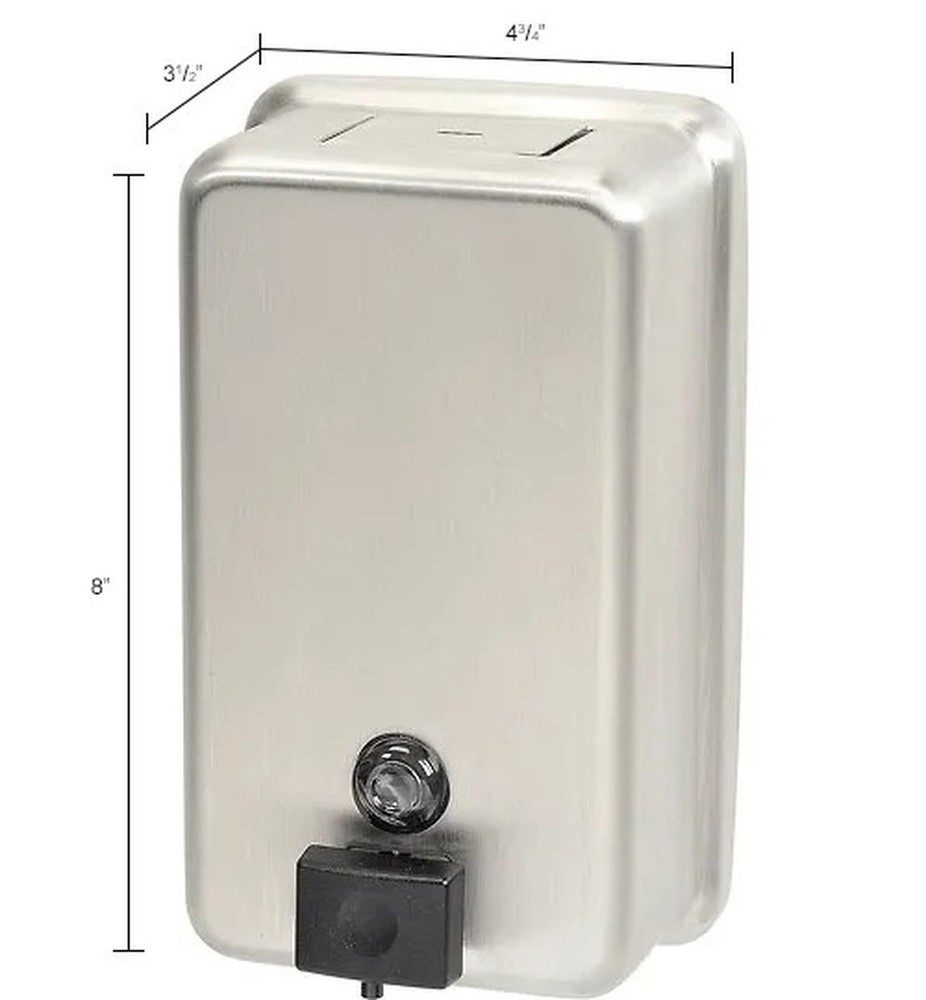 Bobrick? ClassicSeries? Surface Mounted Vertical Soap Dispenser - B-2111
