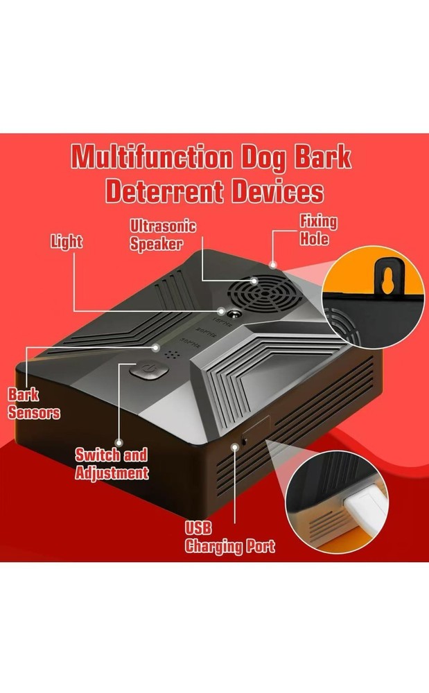 Pet Anti-Barking Device Dog Bark Control Stop