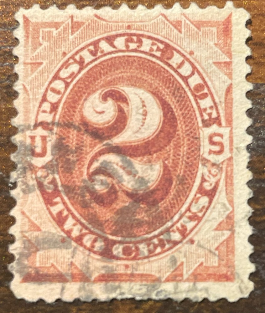 J23 Two Cent Postage Due, Used