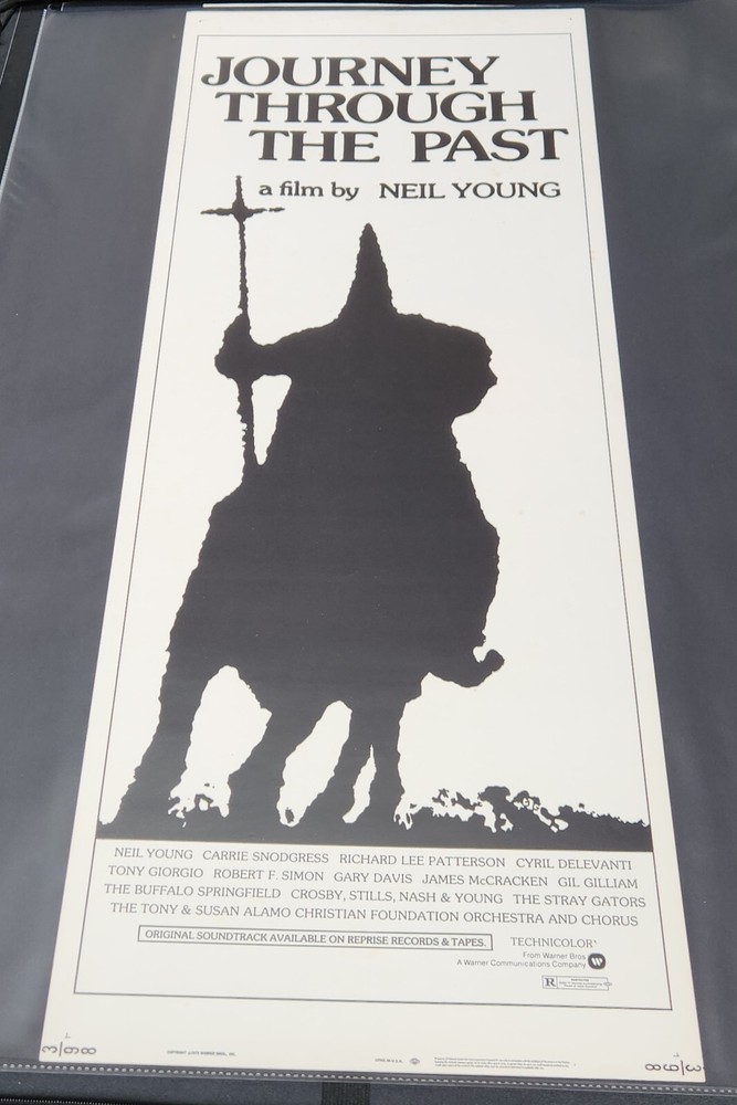 Vintage - Neil Young "Journey Through the Past" 1973 - movie poster 14x36