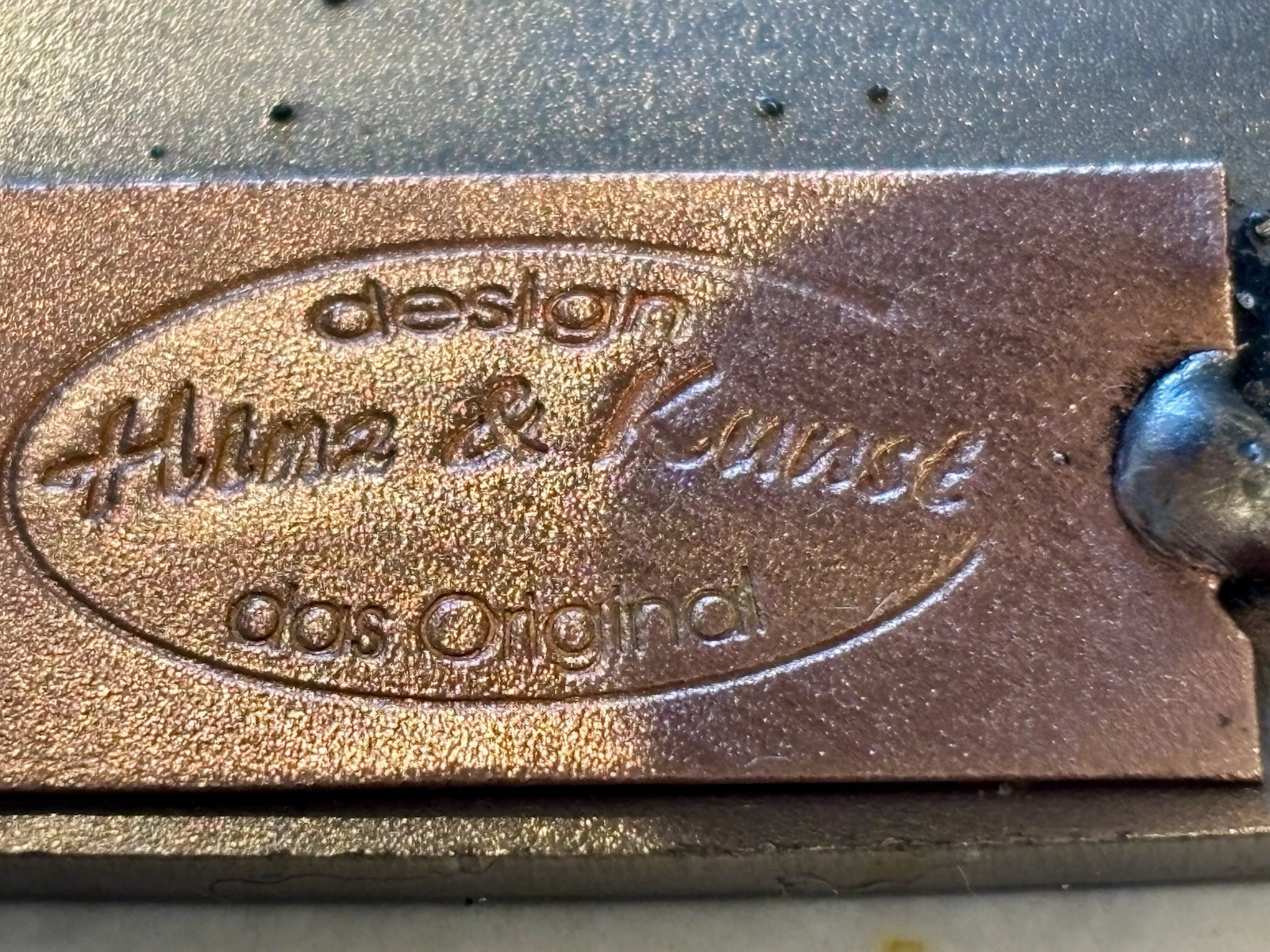 Hinz & Kunst Cyclist Bicycle Rider Metal Sculpture, Handcrafted German Weld Art