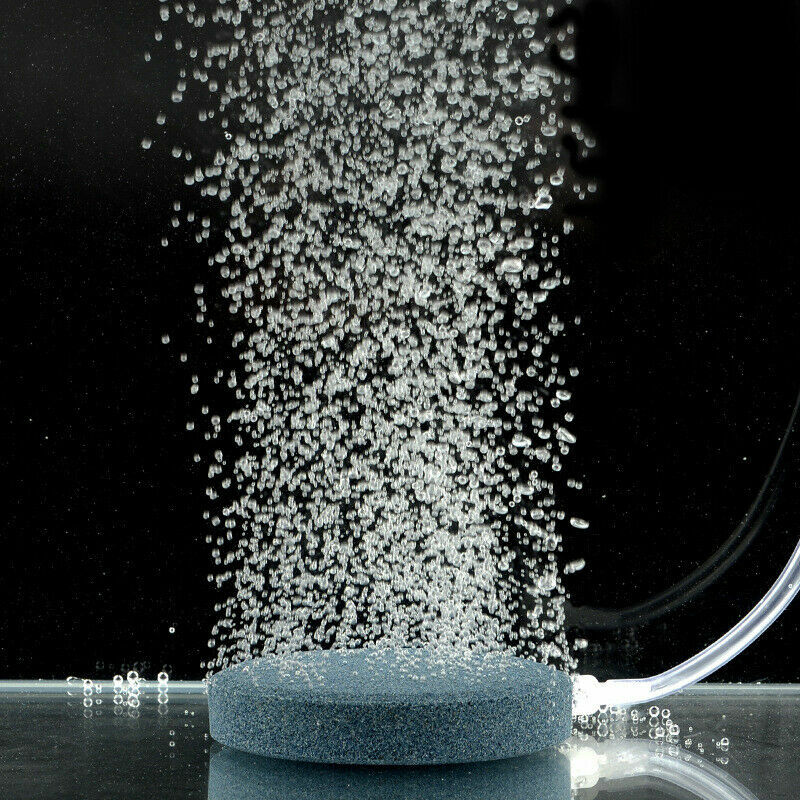 Aquarium Air Stone Disk Bubbles Fish Tank Pond Pump Aeration Oxygen Diffuser DIY