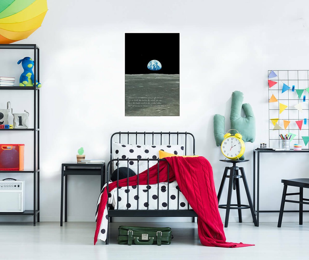 Earthrise Educational Poster 24x36