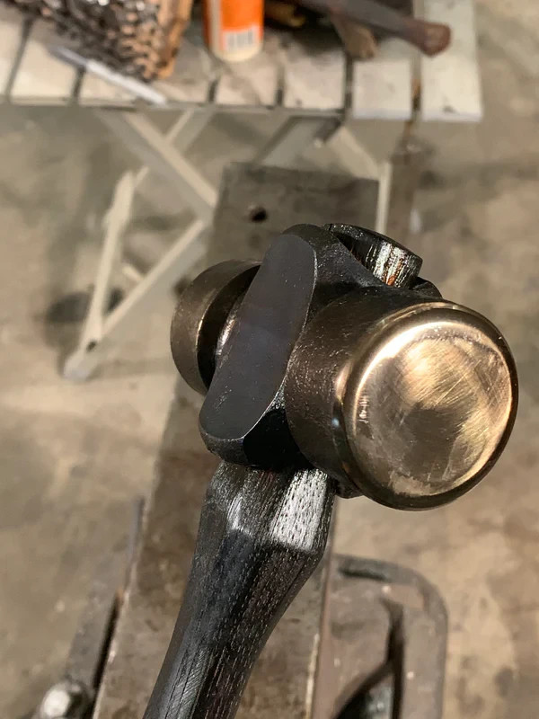 Rounding Hammer 2.5 LB Blacksmith's Iron Hammer